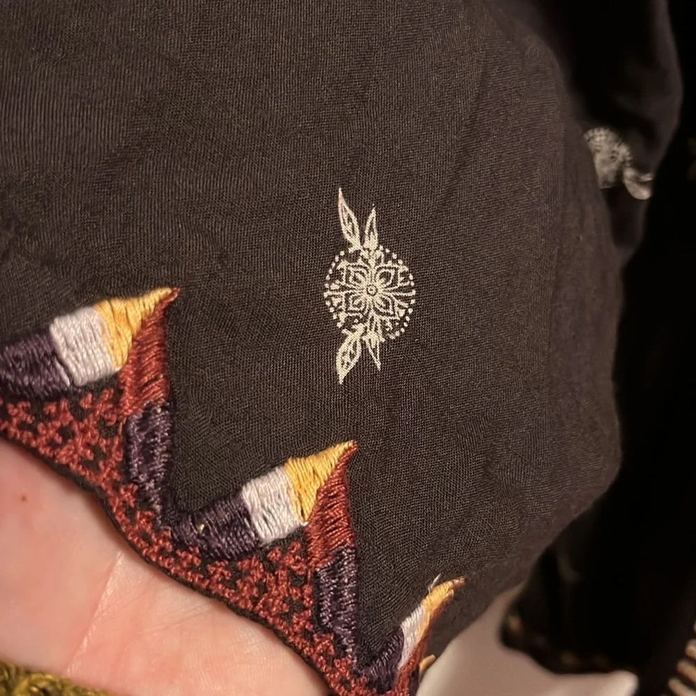 Free People Tulum embroidered mini dress NWOT size XS - Picture 6 of 9